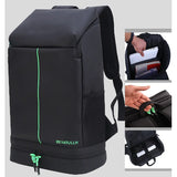 Shoulder Bag Large Capacity Outdoor Leisure Travel Waterproof Wear Resistant PU Sports Mountaineering Bag With Shoe Compartment