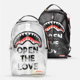 Sporty Transparent Double Shoulder Bag Large Capacity Travel Backpack for Students Casual Travel Bookbag Trendy Brand Bag