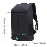 Shoulder Bag Large Capacity Outdoor Leisure Travel Waterproof Wear Resistant PU Sports Mountaineering Bag With Shoe Compartment