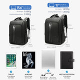 Tigernu New 15.6 17 inch Large capacity Laptop Backpack With shockproof  For Work Business Fashion Trend 2024 Backpack Best Gift