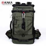 KAKA 50L Waterproof Travel Backpack Men Women Multifunction 17.3 Laptop Backpacks Male outdoor Luggage Bag mochilas Best quality