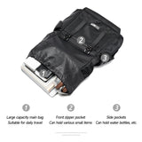 Large Capacity Laptop Backpack Travel Business Men Backpack  Oxford Waterproof With Anti-Theft Zipper Bag Fit Explorer Hiking