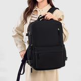Backpack Travel Extra-Large Capacity Waterproof Sports Fitness Trendy Business Travel Luggage Bag Computer Backpack Carry-On No Checked Baggage with Shoe Compartment