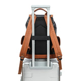 Luxury Plaid Backpack Men Fashion Flap Pockets Men's Backpacks Large Capacity Travel Bags 15-inch Laptop Backpack Male Schoolbag