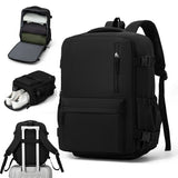 Backpack Travel Extra-Large Capacity Waterproof Sports Fitness Trendy Business Travel Luggage Bag Computer Backpack Carry-On No Checked Baggage with Shoe Compartment