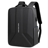 Fashion Business Backpack Men's Hard Shell Waterproof Computer Backpack Multi-function USB Rechargeable Anti-theft Travel Bag