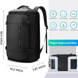 BANGE Multi New Men Backpack Sports Travel Business Large Capacity Dry and Wet Separation Outdoor Hiking with Shoe Compartments
