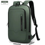 Heroic Knight Thin Male Work Backpack Multifunctional Fashion 15.6 In Laptop Backpack Casual Waterproof Business Travel Daypack