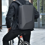Men's 17 Inch Waterproof Laptop Backpack Expandable Hard Shell Gaming Pack TSA Anti-theft USB Charge Business Travel Bags