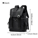 Large Capacity Laptop Backpack Travel Business Men Backpack  Oxford Waterproof With Anti-Theft Zipper Bag Fit Explorer Hiking
