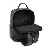 Fashion Luxury Men's Backpacks High Quality Large Capacity Computer Bag Waterproof PU Shoulder Handbag Vintage Style School Bag