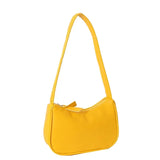 ZINZ Soft PU Leather Women Shoulder  Bags Casual Solid Color Small Top-Handle Handbags Ladies Fashion Shoulder Bags