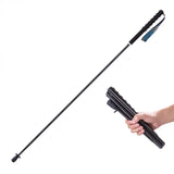 ZINZ Foldable Trekking Poles Ultra Light Weight Hiking Sticks Portable Carbon Fiber Collapsible Outdoor Walking Cane Sticks 5-Section