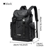 Large Capacity Laptop Backpack Travel Business Men Backpack  Oxford Waterproof With Anti-Theft Zipper Bag Fit Explorer Hiking