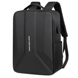 Fashion Business Backpack Men's Hard Shell Waterproof Computer Backpack Multi-function USB Rechargeable Anti-theft Travel Bag