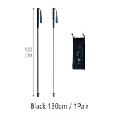 ZINZ Foldable Trekking Poles Ultra Light Weight Hiking Sticks Portable Carbon Fiber Collapsible Outdoor Walking Cane Sticks 5-Section