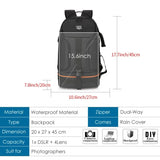 New Large Capacity Double-layer Storage Outdoor Photography Camera Bag Multifunctional Waterproof Laptop Compatible Backpack