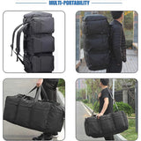 ZINZ 100L Tactical Luggage Duffel Camping Bag Travel Backpack for Men Outdoor Shoulder Large Hiking Tourist Storage Rucksack