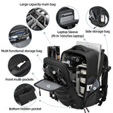 Men travel Professional SLR camera backpack With tripod bracket Detachable into Drone backpack Hiking 16 inch Laptop Backpack