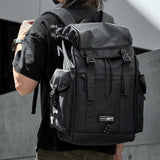 Large Capacity Laptop Backpack Travel Business Men Backpack  Oxford Waterproof With Anti-Theft Zipper Bag Fit Explorer Hiking