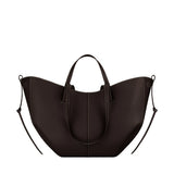 ZinMark Leather Handbag Tote Bag For Women Cowhide Shoulder Bag Design Large Capacity Totes Top Handle Hobo Shopper Bag