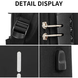 Men's 15.6" Laptop Hard Shell Backpack Anti-theft Waterproof Backpack for College Students Lightweight Travel Backpack for Boys