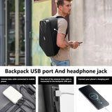 Men's 15.6 Inch Laptop Hard Shell Backpack E-sport Gaming Backpacks With USB Charging Port Men Carry on Slim Business Daypack