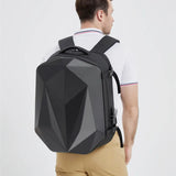 Large capacity laptop bag hard shell backpack men's e-sports helmet motorcycle bag 18 inch business travel anti-theft backpack