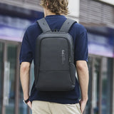 HK Men's Business Backpack High Capacity 15.6” Laptop Bag Waterproof School Backpack Multifunctional Travel Bags Work Daypack