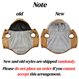 ZINZ Warm Fleece Dog Coat Hoodie For Small Medium Dogs Winter Puppy Clothes Jacket With D-ring Thick Cozy Pug Dachshund Parka Costume
