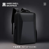 New EVA hard shell bag casual and light business backpack men's trendy cool backpack 15.6 inch anti-theft computer