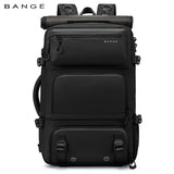 BANGE Expandable Men's Backpack Waterproof 17.3 in Laptop Backpack Man Large Capacity Hiking Travel Bag Male Backpacks for Men