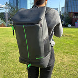 Shoulder Bag Large Capacity Outdoor Leisure Travel Waterproof Wear Resistant PU Sports Mountaineering Bag With Shoe Compartment