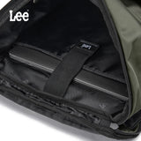 Lee Brand Large Capacity Flip Leather 16 inch Laptop School Bag for Student, Men Women Outdoor Waterproof Oxford Travel Backpack