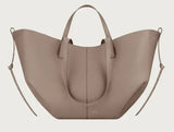 ZinMark Leather Handbag Tote Bag For Women Cowhide Shoulder Bag Design Large Capacity Totes Top Handle Hobo Shopper Bag