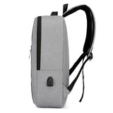 1 Pack 15.6 Inch Men's Business Computer Bag Multi-pocket High-capacity Usb Charging Work Commuting Backpack