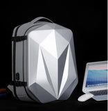 Large capacity laptop bag hard shell backpack men's e-sports helmet motorcycle bag 18 inch business travel anti-theft backpack