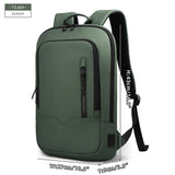 Heroic Knight Thin Male Work Backpack Multifunctional Fashion 15.6 In Laptop Backpack Casual Waterproof Business Travel Daypack