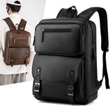 Fashion Man's Backpacks High Quality Waterproof Man's Bags Large Capacity Computer Bag School Bags Solid Color Shoulder Handbags