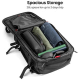 Travel backpack 28L, waterproof and lightweight business backpack for hand luggage, suitable for short distance business trips