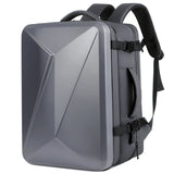 USBLarge capacity backpack hard shell commuter bag fashion notebook 17 inch computer bag ABS material travel waterproof suitcase