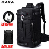 KAKA 50L Waterproof Travel Backpack Men Women Multifunction 17.3 Laptop Backpacks Male outdoor Luggage Bag mochilas Best quality