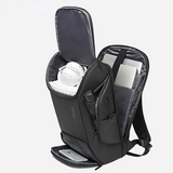 Stylish Everyday Carry Backpacks For Men Waterproof Laptop Backpack 15.6 Inch Grey