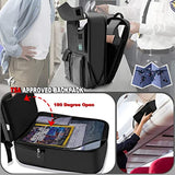 BOGO! 2 piece Backpack set Slim Expandable Laptop Backpack 15.6 Inch Business Backpack with USB Port, Waterproof Anti-Theft Travel Backpack Daypack Bookbag for Men and Women ( 1 Backpack+1 pouch)