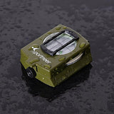 Hseok Military Lensatic Sighting Compass, Compass Survival Tactical Compass Backpacking Compass Compact Handheld Compass with Carry Bag, Waterproof Boy Scout Compass for Hiking Camping Hunting Outdoor