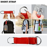 Add A Bag Luggage Strap Jacket Gripper, ZINZ D-Ring Hook Baggage Suitcase Straps Belts Travel Accessories