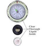 Hseok Military Lensatic Sighting Compass, Compass Survival Tactical Compass Backpacking Compass Compact Handheld Compass with Carry Bag, Waterproof Boy Scout Compass for Hiking Camping Hunting Outdoor