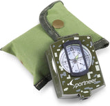 Hseok Military Lensatic Sighting Compass, Compass Survival Tactical Compass Backpacking Compass Compact Handheld Compass with Carry Bag, Waterproof Boy Scout Compass for Hiking Camping Hunting Outdoor