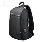 Sling Bag with Phone Pocket On Strap Laptop Compartment  Lock Waterproof Crossbody Bags