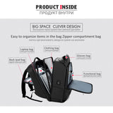 17 Inch Business Travel Laptop Backpack For Men Waterproof Functional with USB Charging Backpacks